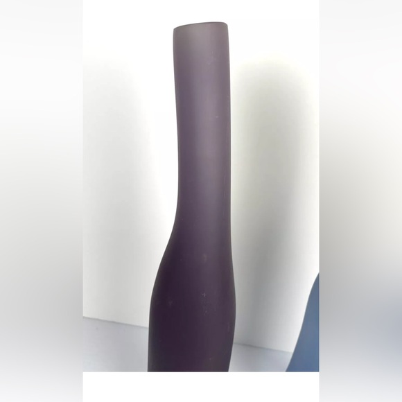 RARE Vintage MARTHA STURDY Canada Resin vases 15.5”H art Pieces Blue And Purple - Picture 6 of 16